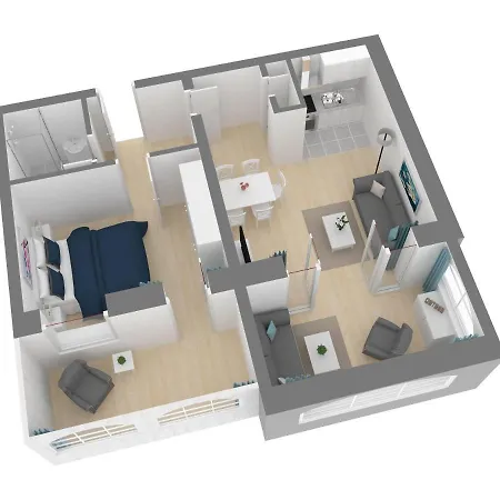 Apartamento Jasmund-04-ferienwohnung-bis-6-personen-wohng-4 Sellin (Rugen)